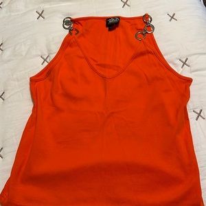 Biker style tank top